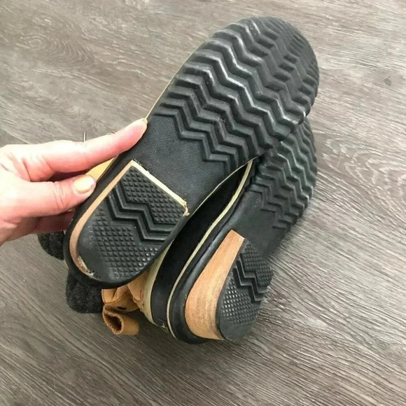 Sorel Slimpack II Lace Up Waterproof Duck Boots Black/Kettle: 6.5 - Picture 10 of 14